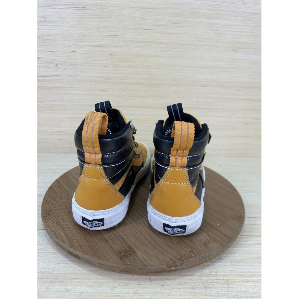 Vans Sk8-Hi MTE 2.0 DX Apricot Black Leather All Weather Boots Unisex Mens 7.5
